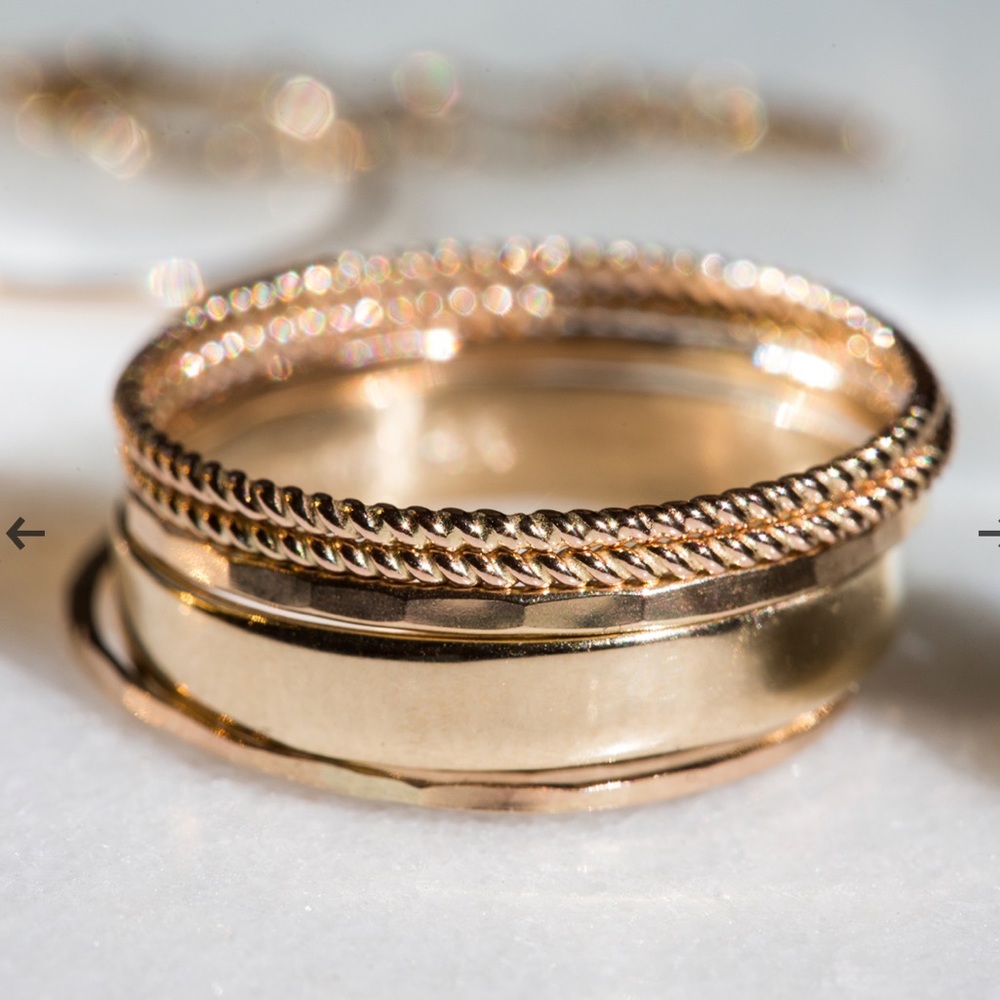 Catbird NYC Twisted Stacker Ring, Size 6